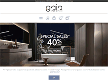 Tablet Screenshot of gaiainterni.com